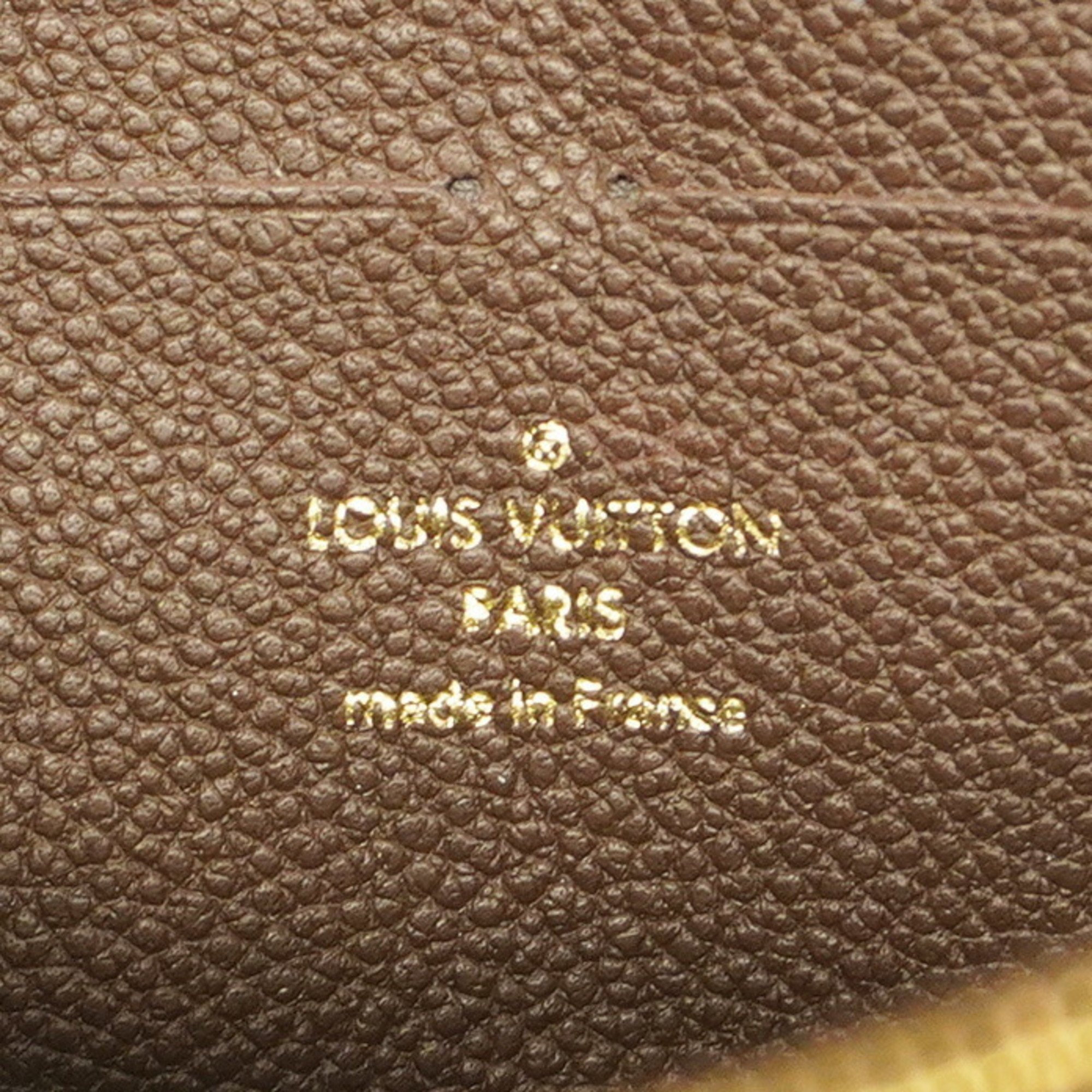 Louis Vuitton Long Wallet Monogram Empreinte Zippy M60548 Tail Men's Women's