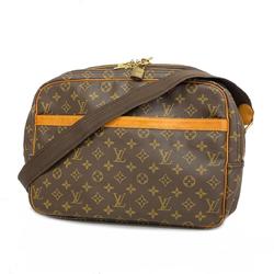 Louis Vuitton Shoulder Bag Monogram Reporter GM M45252 Brown Ladies