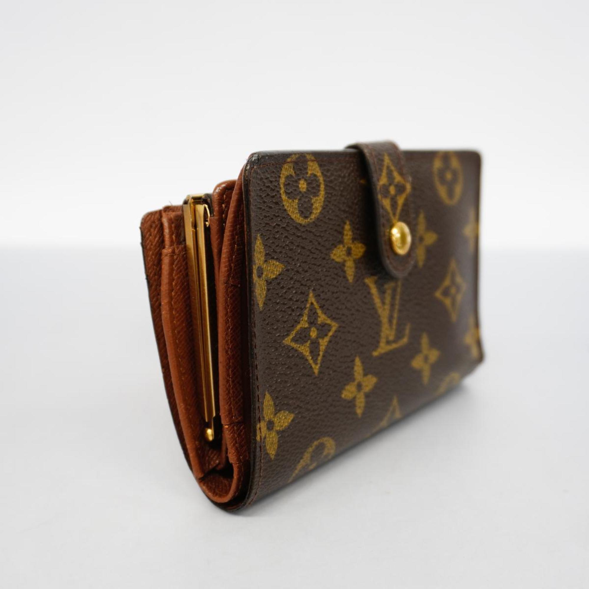 Louis Vuitton Wallet Monogram Porte Monnaie Biennois M61663 Brown Ladies