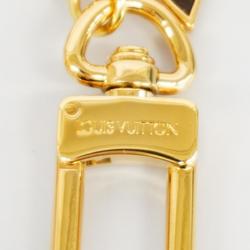 Louis Vuitton Keychain Monogram Bijoux Sac Chene Spring Street M68999 Gold Women's