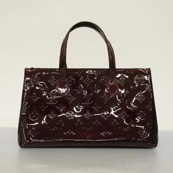 Louis Vuitton Tote Bag Vernis Wilshire PM M93641 Amaranth Women's