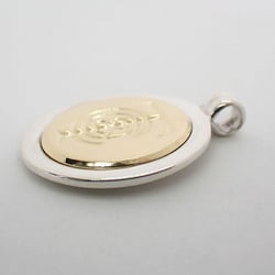 TIFFANY Tiffany 925 750 combination coin pendant