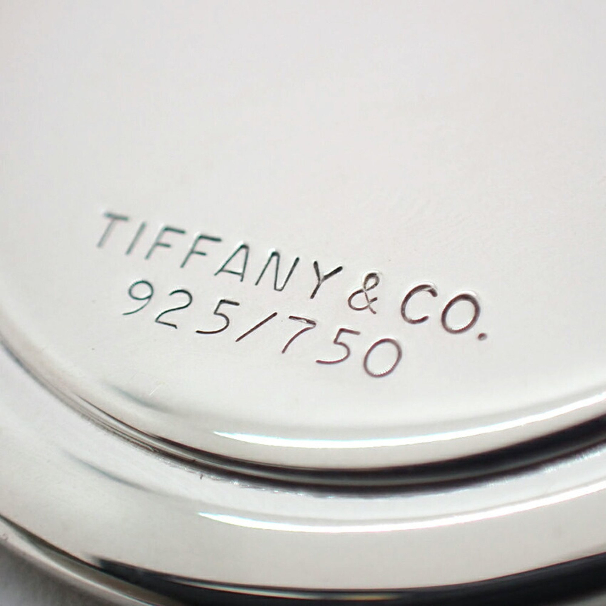 TIFFANY Tiffany 925 750 combination coin pendant