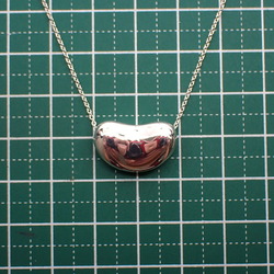 TIFFANY Tiffany 925 Bean Pendant Necklace