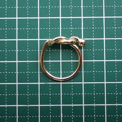 TIFFANY 750 Love Knot Ring Size 8.5