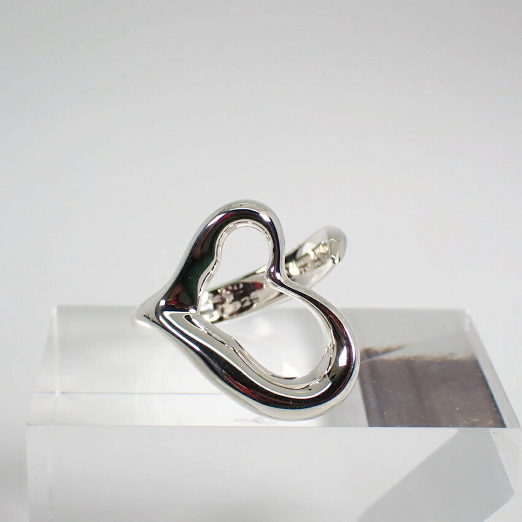 TIFFANY 925 heart ring size 9