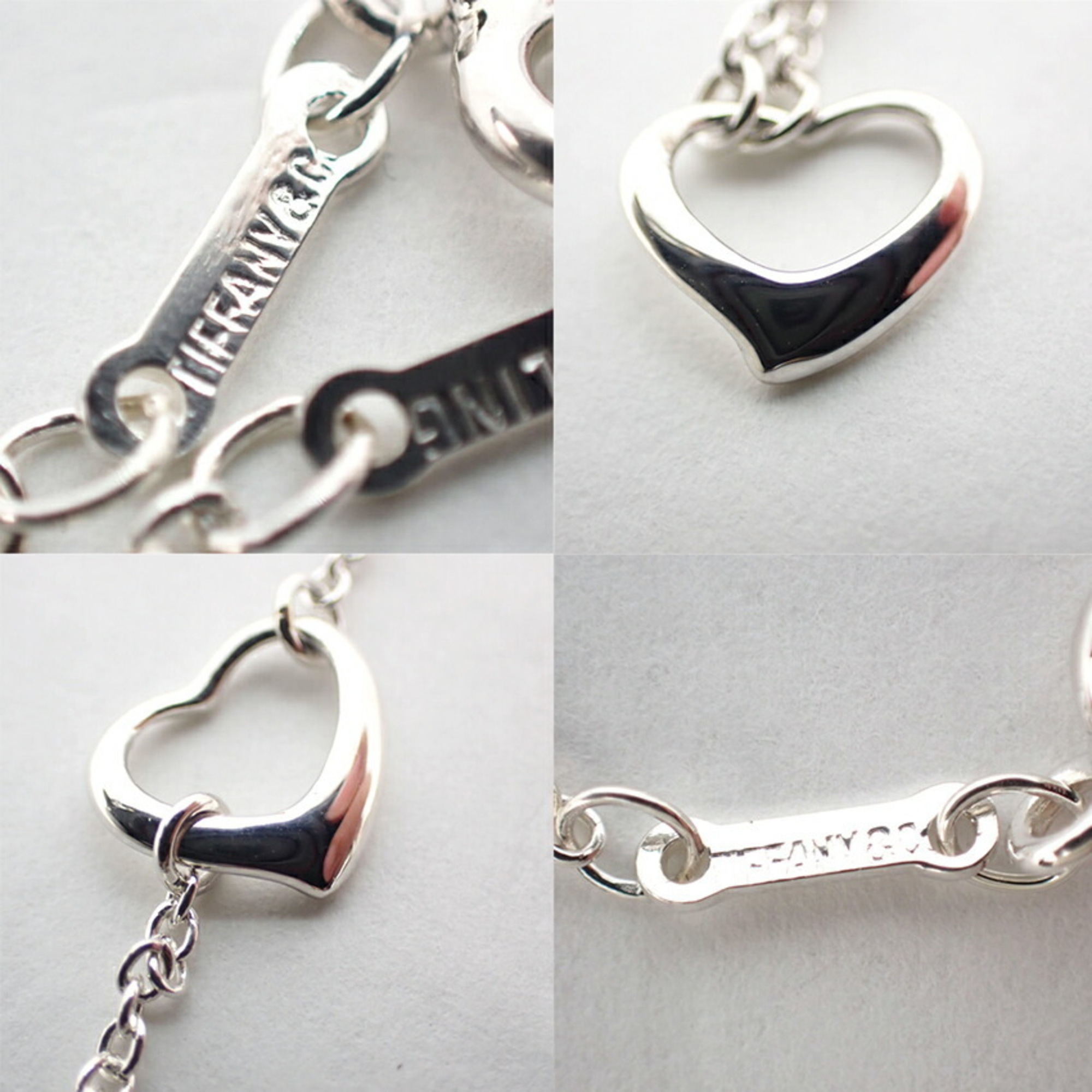 TIFFANY Tiffany 925 Heart Station Necklace