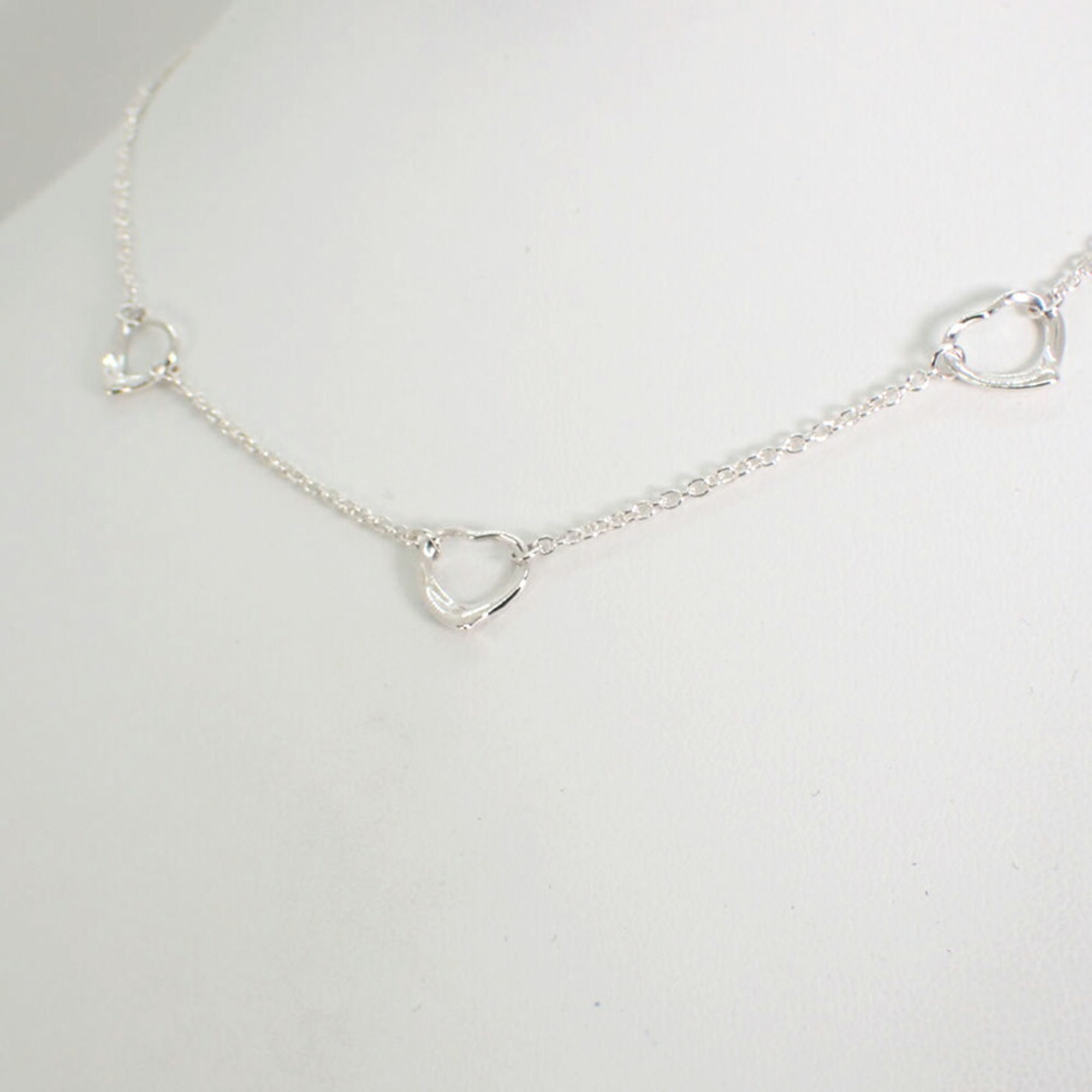 TIFFANY Tiffany 925 Heart Station Necklace