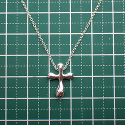 TIFFANY Tiffany 925 teardrop cross pendant necklace