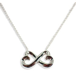 TIFFANY 925 Double Loving Heart Pendant Necklace