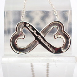 TIFFANY 925 Double Loving Heart Pendant Necklace