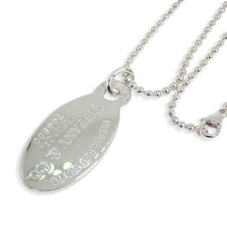 TIFFANY 925 Return to Tiffany Oval Tag Long Pendant