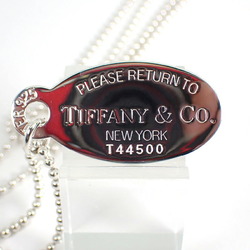 TIFFANY 925 Return to Tiffany Oval Tag Long Pendant