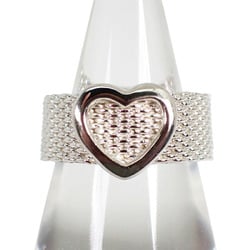 TIFFANY 925 Heart Somerset Mesh Ring Size 14