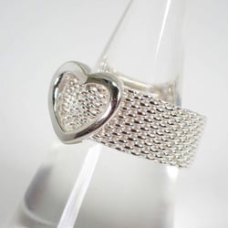 TIFFANY 925 Heart Somerset Mesh Ring Size 14