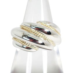 TIFFANY Tiffany 925 750 Twisted Combi Ring Size 8