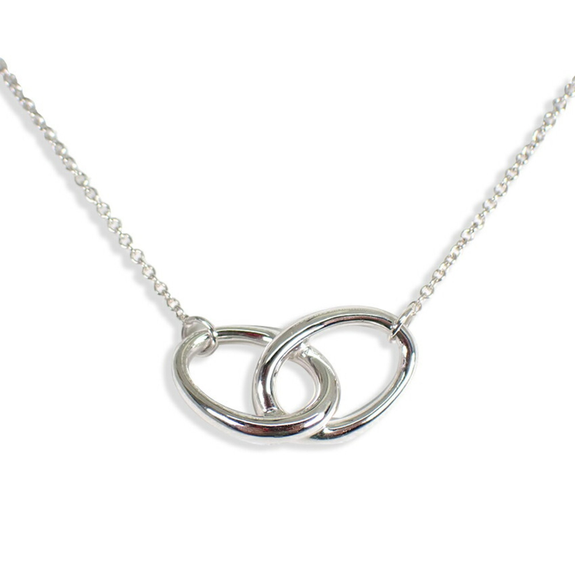 TIFFANY 925 double loop necklace