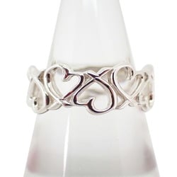 TIFFANY 925 Full Eternity Loving Heart Ring Size 13.5