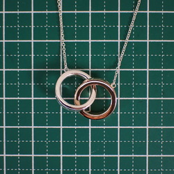 TIFFANY 925 750 1837 Interlocking Circle Necklace