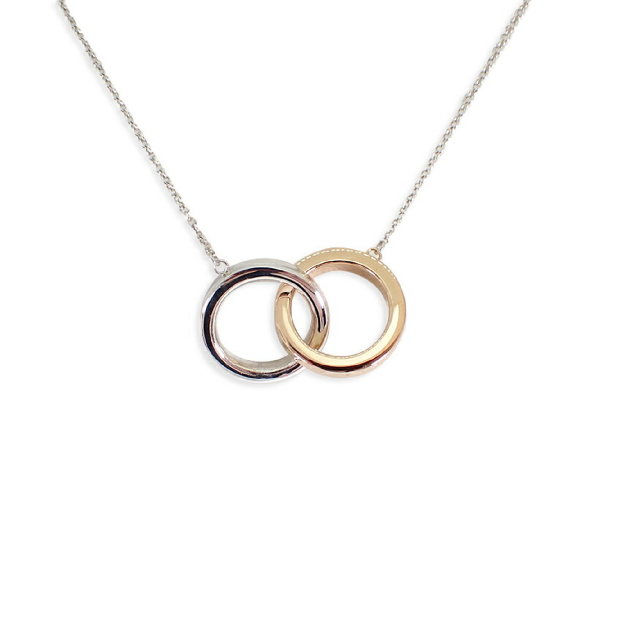 TIFFANY 925 750 1837 Interlocking Circle Necklace