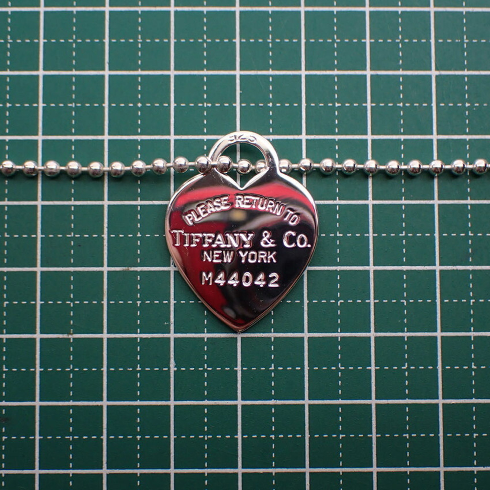 TIFFANY 925 Return to Tiffany Heart Tag Long Pendant