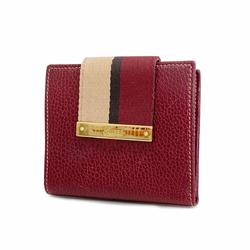 Gucci wallet 181669 leather wine red for women