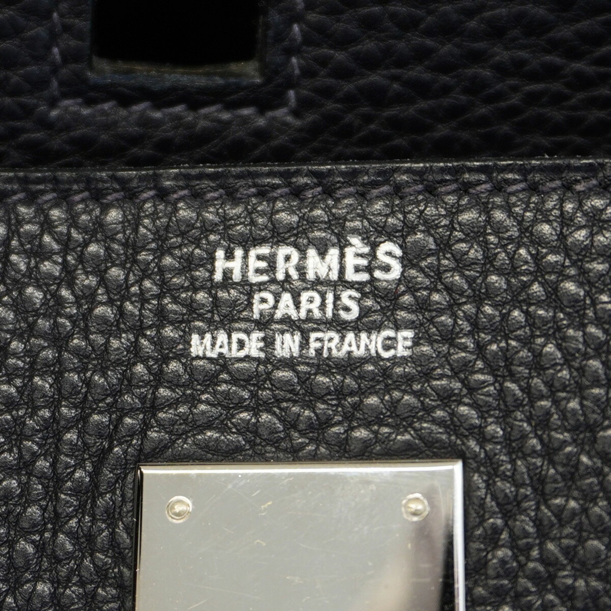 Hermes handbag Birkin 40 □D stamp Togo Blue indigo Men's