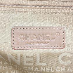 Chanel Shoulder Bag Caviar Skin Beige Women's