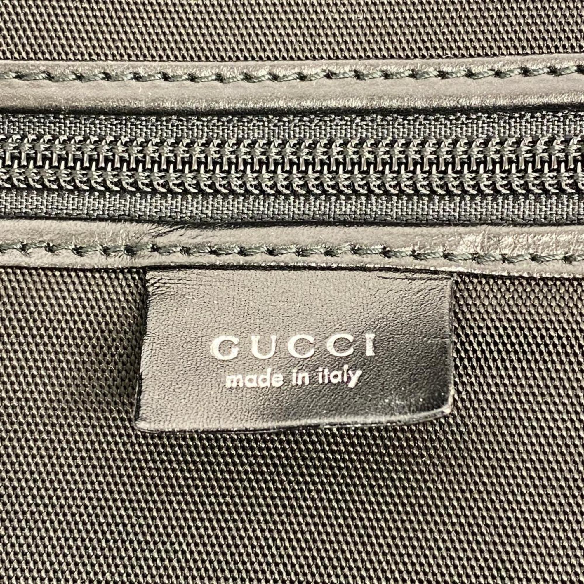 Gucci Boston Bag 012 0074 Nylon Black Men's Women's