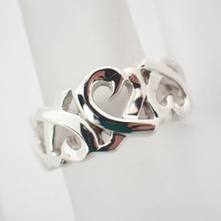 TIFFANY 925 Triple Heart Ring Size 10