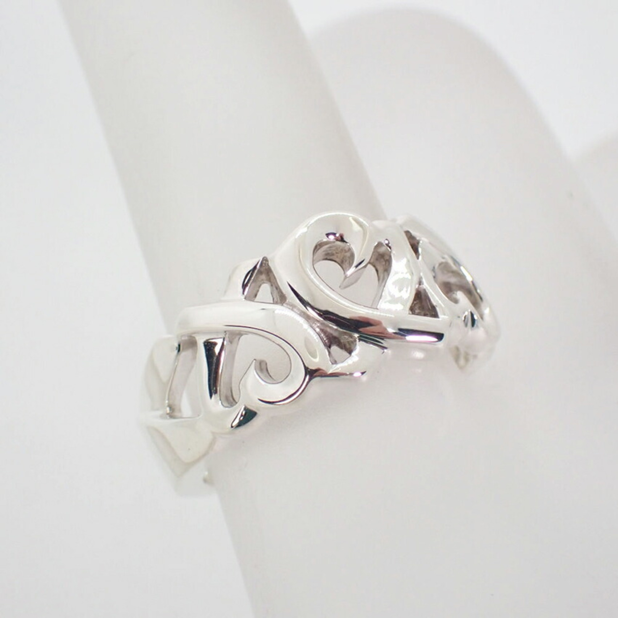 TIFFANY 925 Triple Heart Ring Size 10