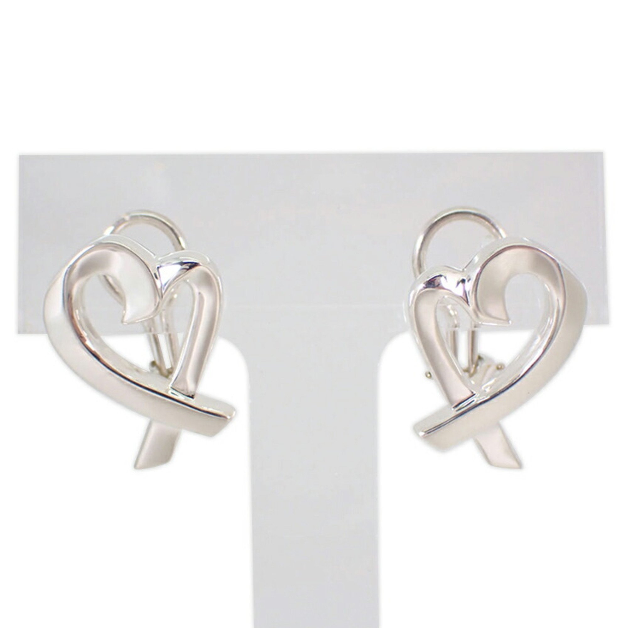 TIFFANY Tiffany 925 Loving Heart Earrings