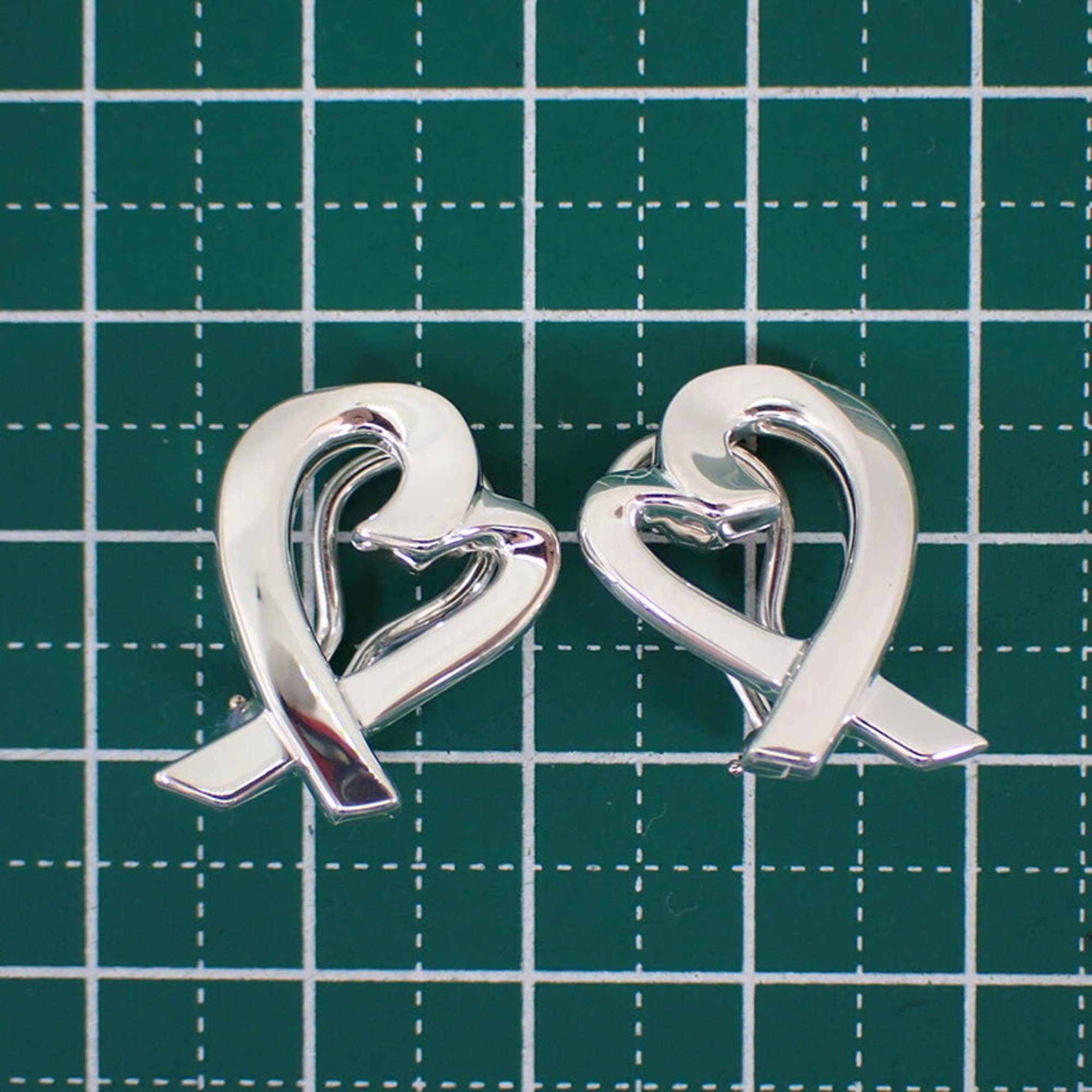 TIFFANY Tiffany 925 Loving Heart Earrings