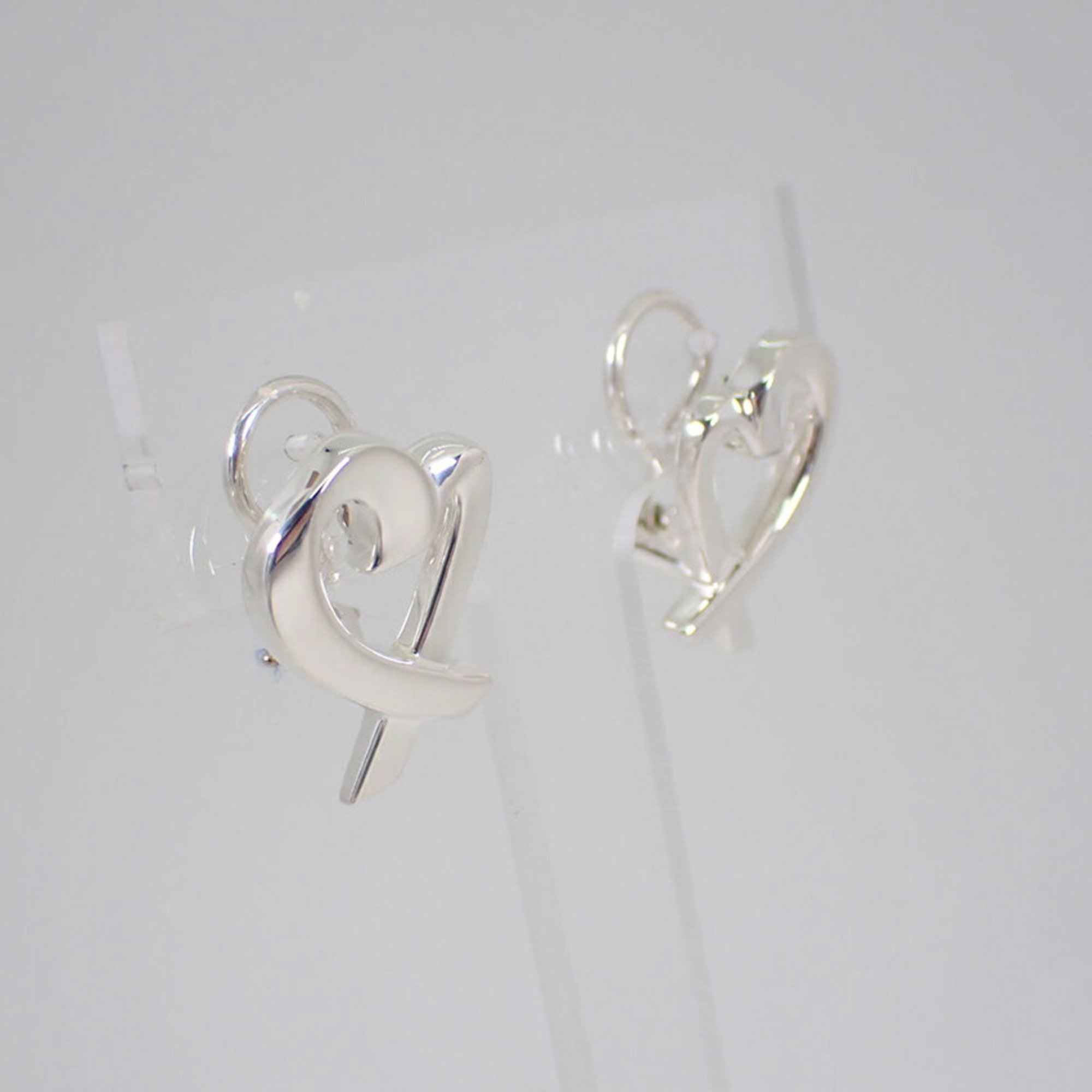 TIFFANY Tiffany 925 Loving Heart Earrings