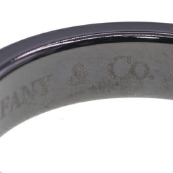 Tiffany Ring 1837 Narrow Black Titanium Size 10 Women's TIFFANY & CO