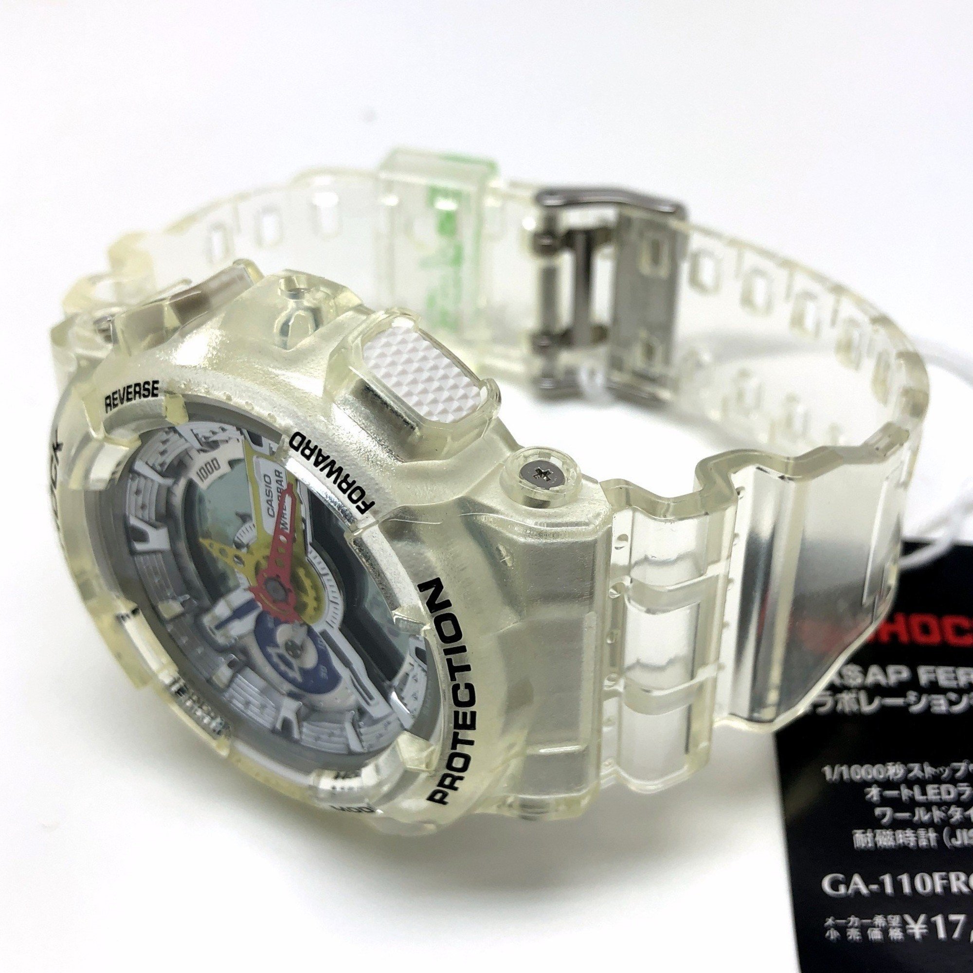 G-SHOCK CASIO Watch GA-110FRG-7A A$AP ASAP FERG Collaboration Model Clear Skeleton LED Light Anadigi Mikunigaoka Store IT2J86S09VM9