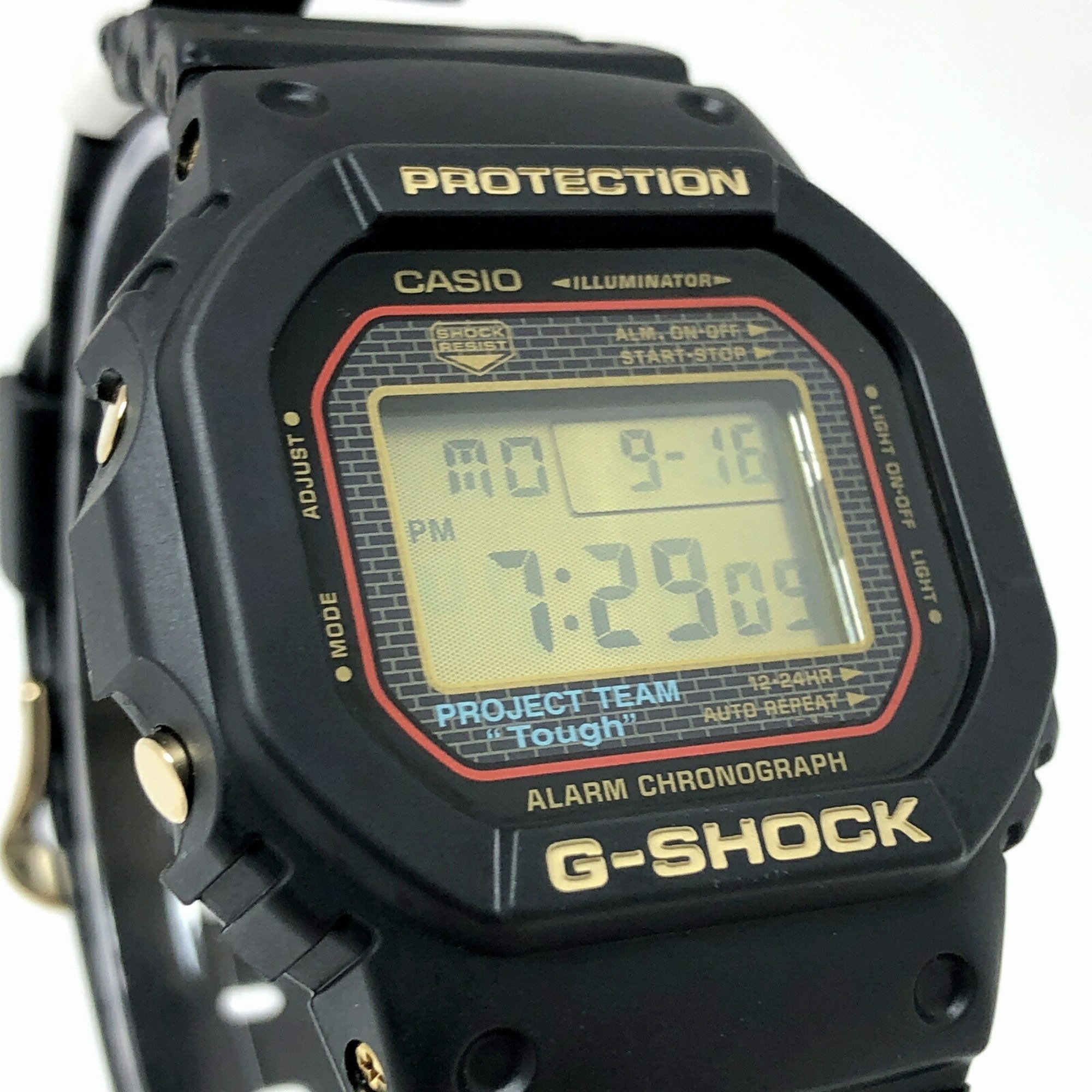 G-SHOCK CASIO Watch DW-5025SP-1 25th ANNIVERSARY Anniversary 2008 Limited Edition PROJECT TEAM Tough Gold IP Screw Back Released in May Mikunigaoka Store ITS634HE92PC