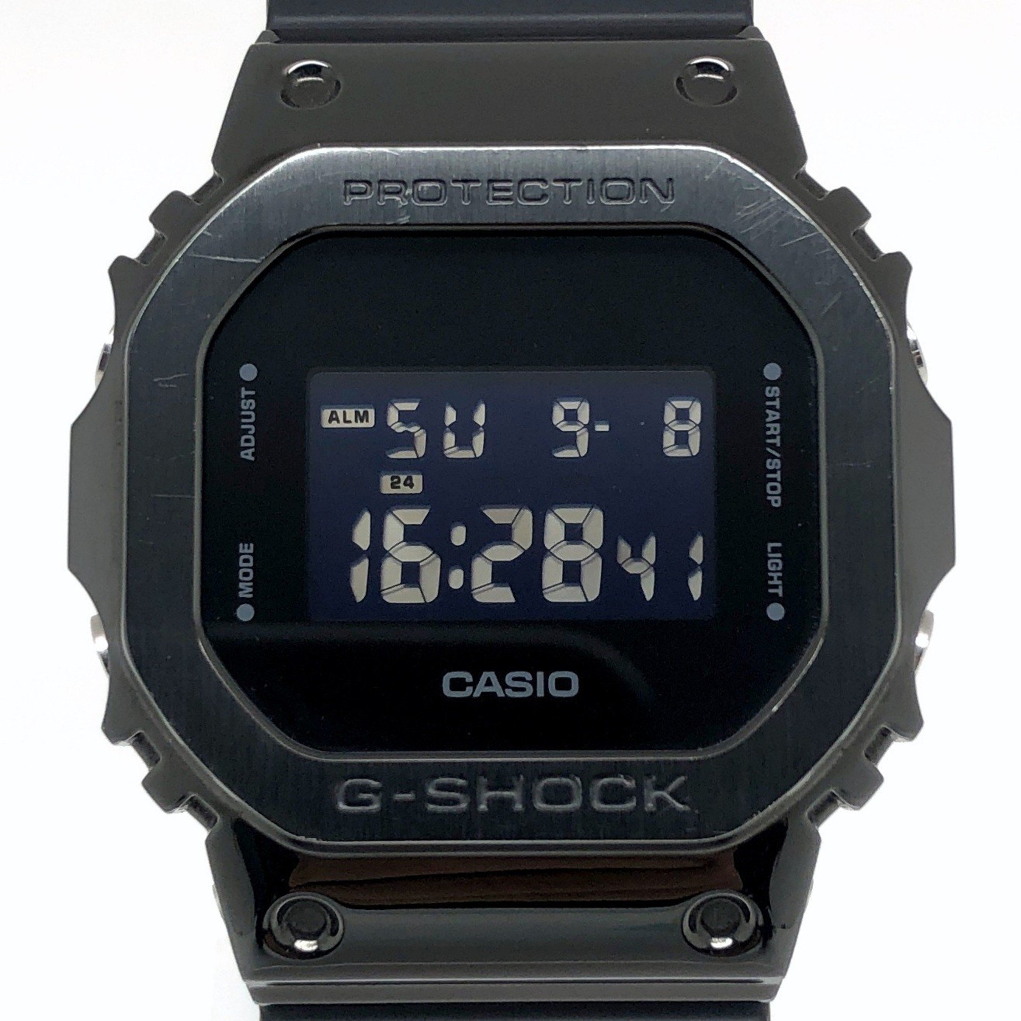 G-SHOCK CASIO Watch GM-5600B-1 METAL COVERED Metal Bezel Slide Lever Band Black x Mikunigaoka Store IT68T3ADSAI0