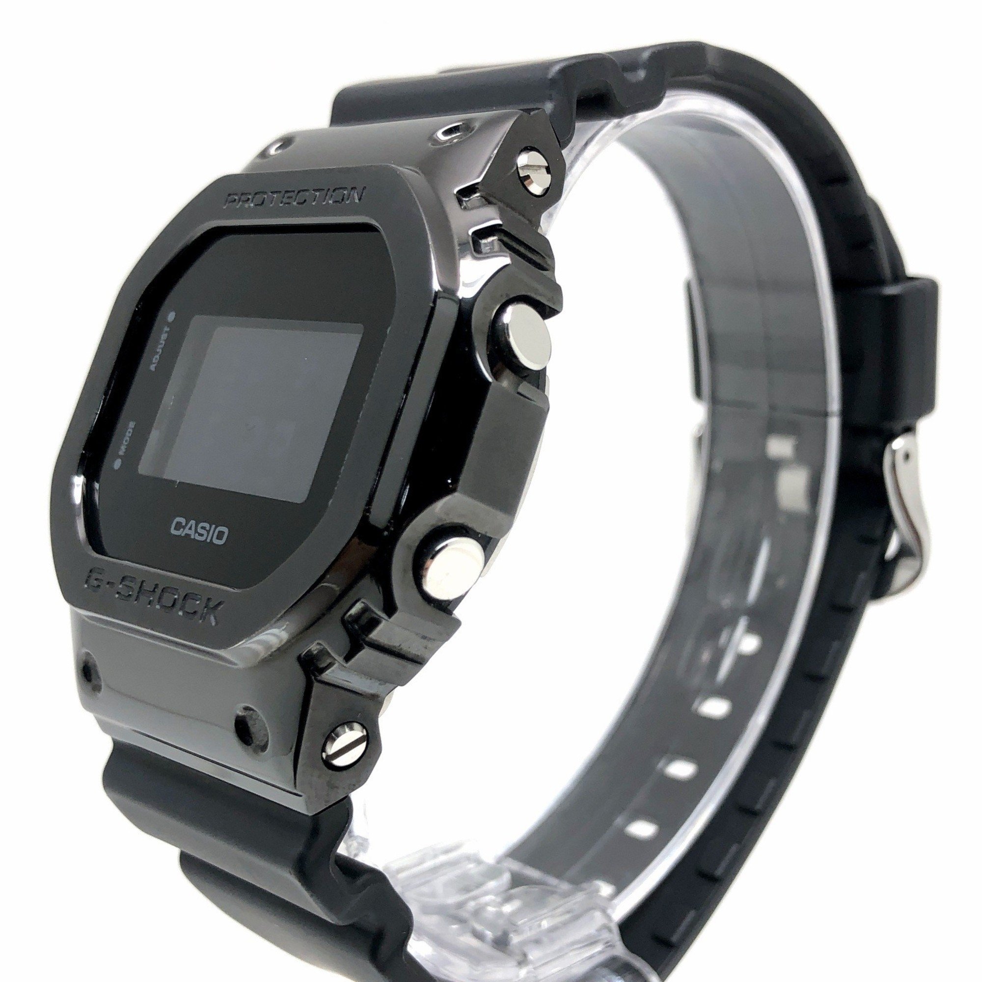 G-SHOCK CASIO Watch GM-5600B-1 METAL COVERED Metal Bezel Slide Lever Band Black x Mikunigaoka Store IT68T3ADSAI0