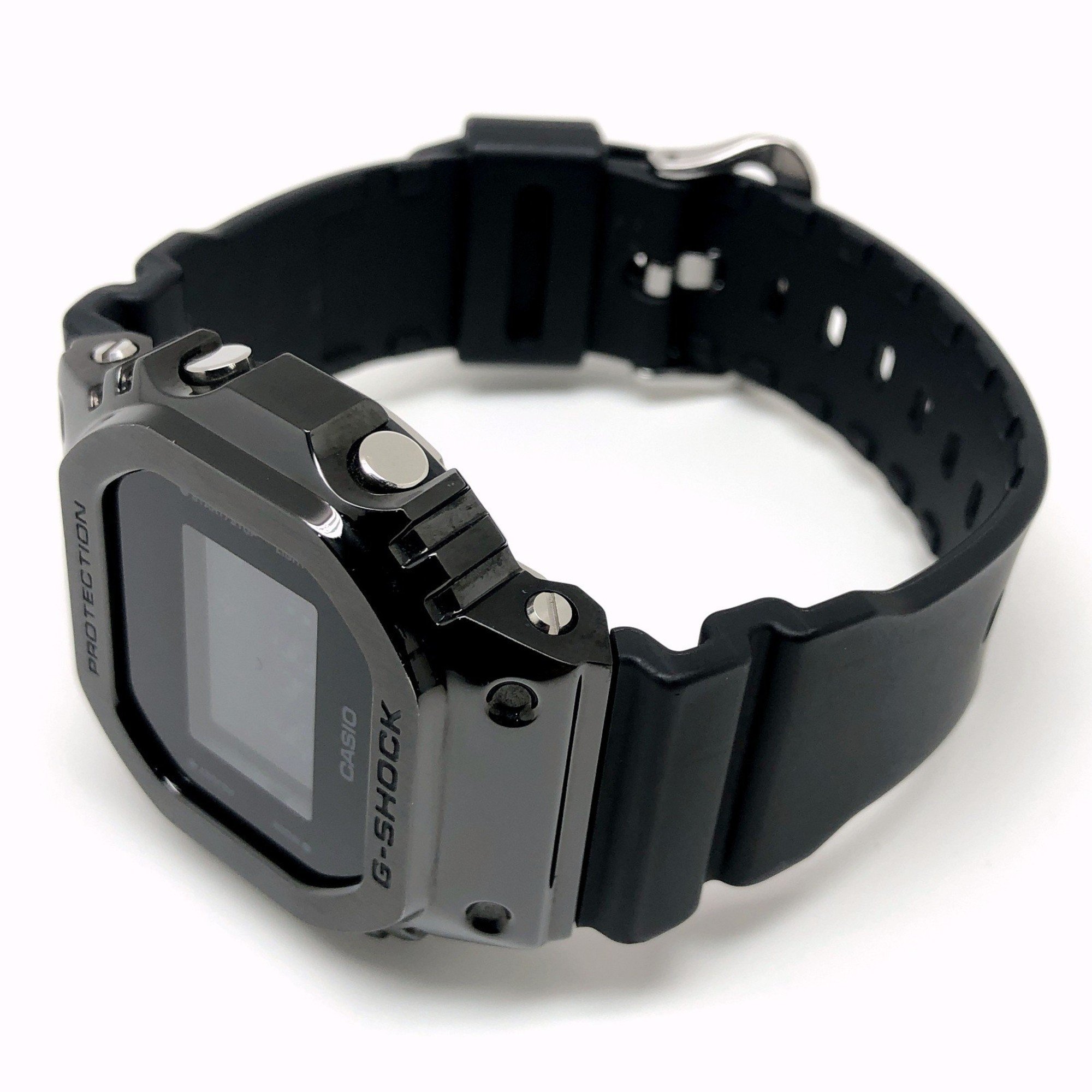 G-SHOCK CASIO Watch GM-5600B-1 METAL COVERED Metal Bezel Slide Lever Band Black x Mikunigaoka Store IT68T3ADSAI0