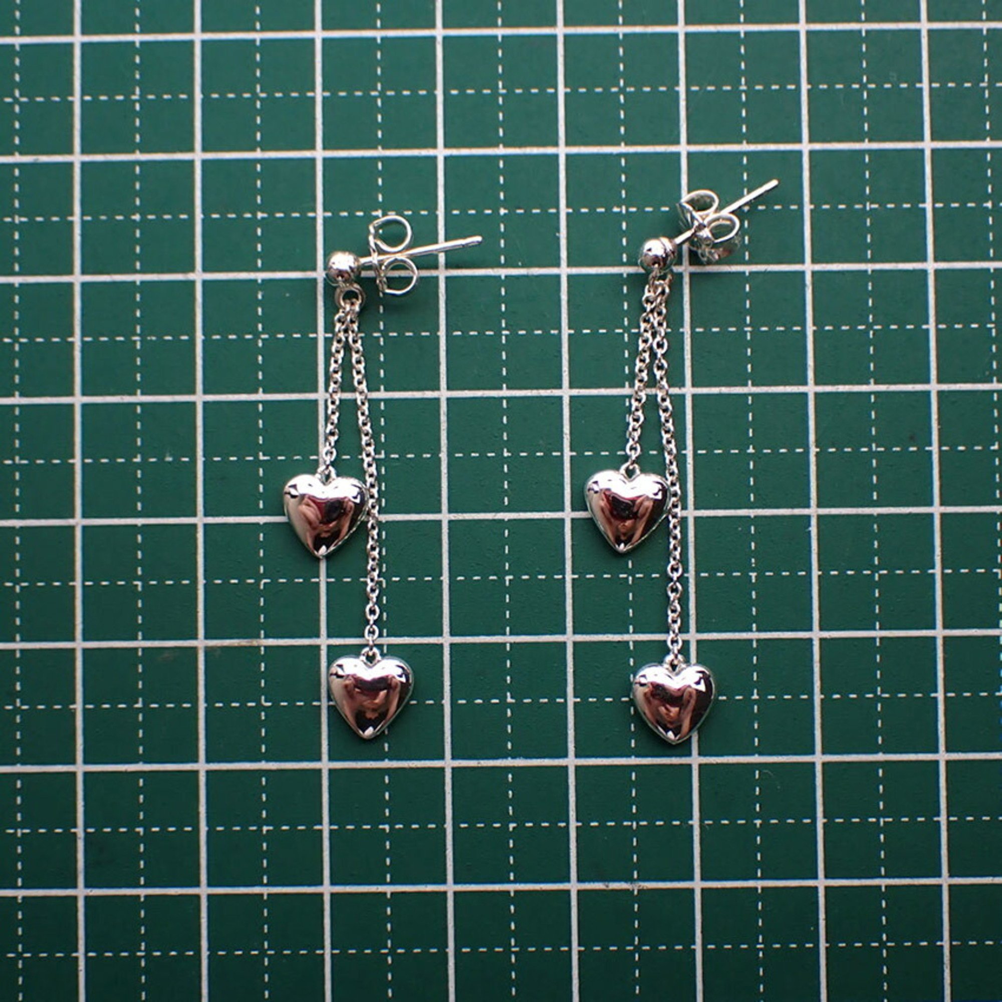 TIFFANY Tiffany SV925 heart earrings