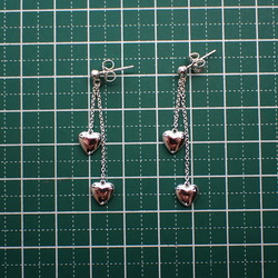 TIFFANY Tiffany SV925 heart earrings