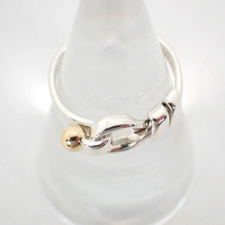 TIFFANY 925 750 Hook and Eye Combination Ring Size 11.5