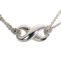 TIFFANY 925 infinity double chain necklace