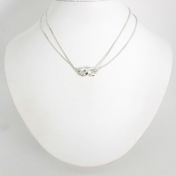 TIFFANY 925 infinity double chain necklace