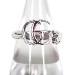 GUCCI 925 Double G Arabesque Ring Size 15.5