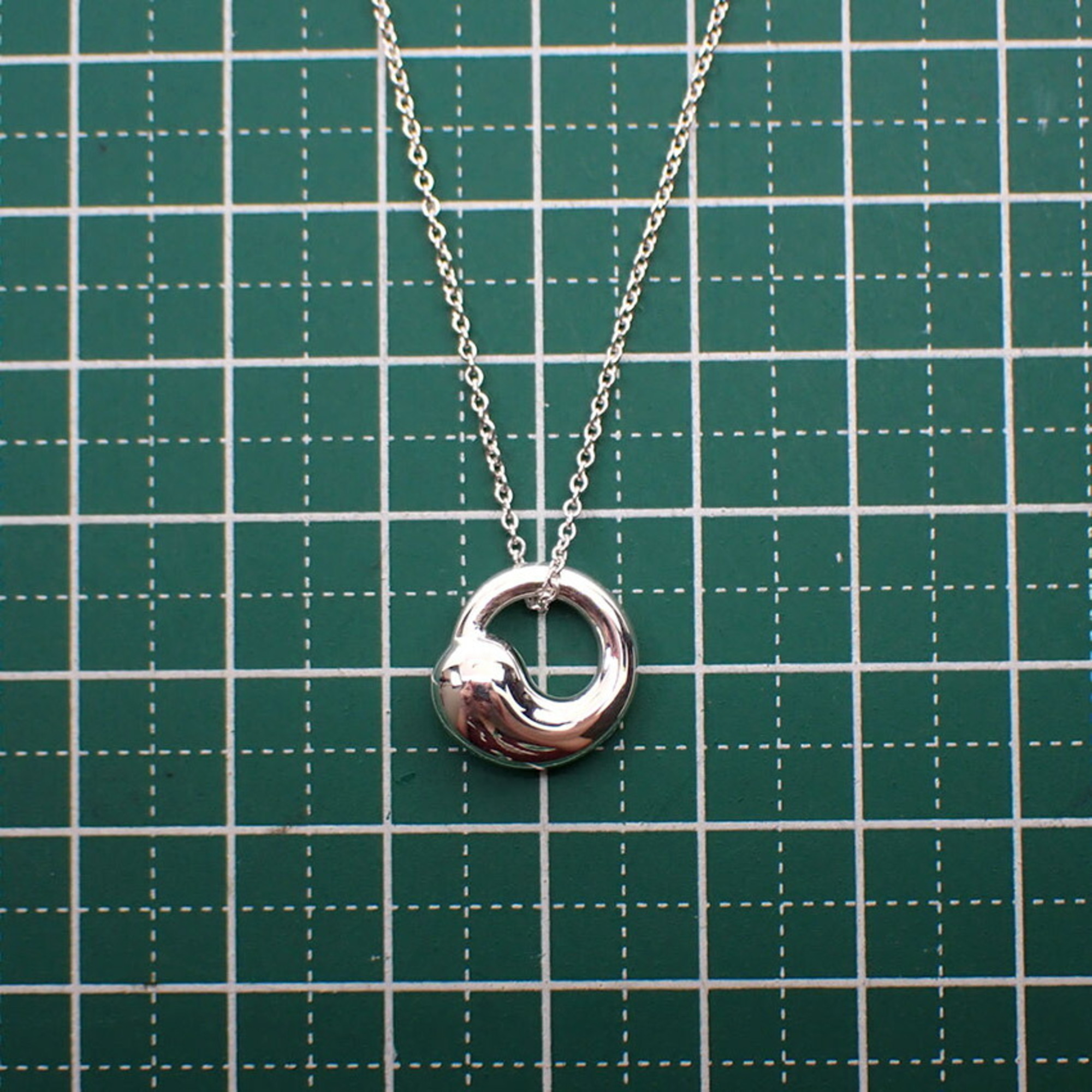 TIFFANY Tiffany 925 Eternal Circle Pendant Necklace