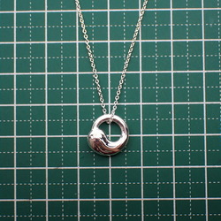 TIFFANY Tiffany 925 Eternal Circle Pendant Necklace