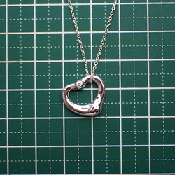 TIFFANY Tiffany 925 heart diamond pendant necklace