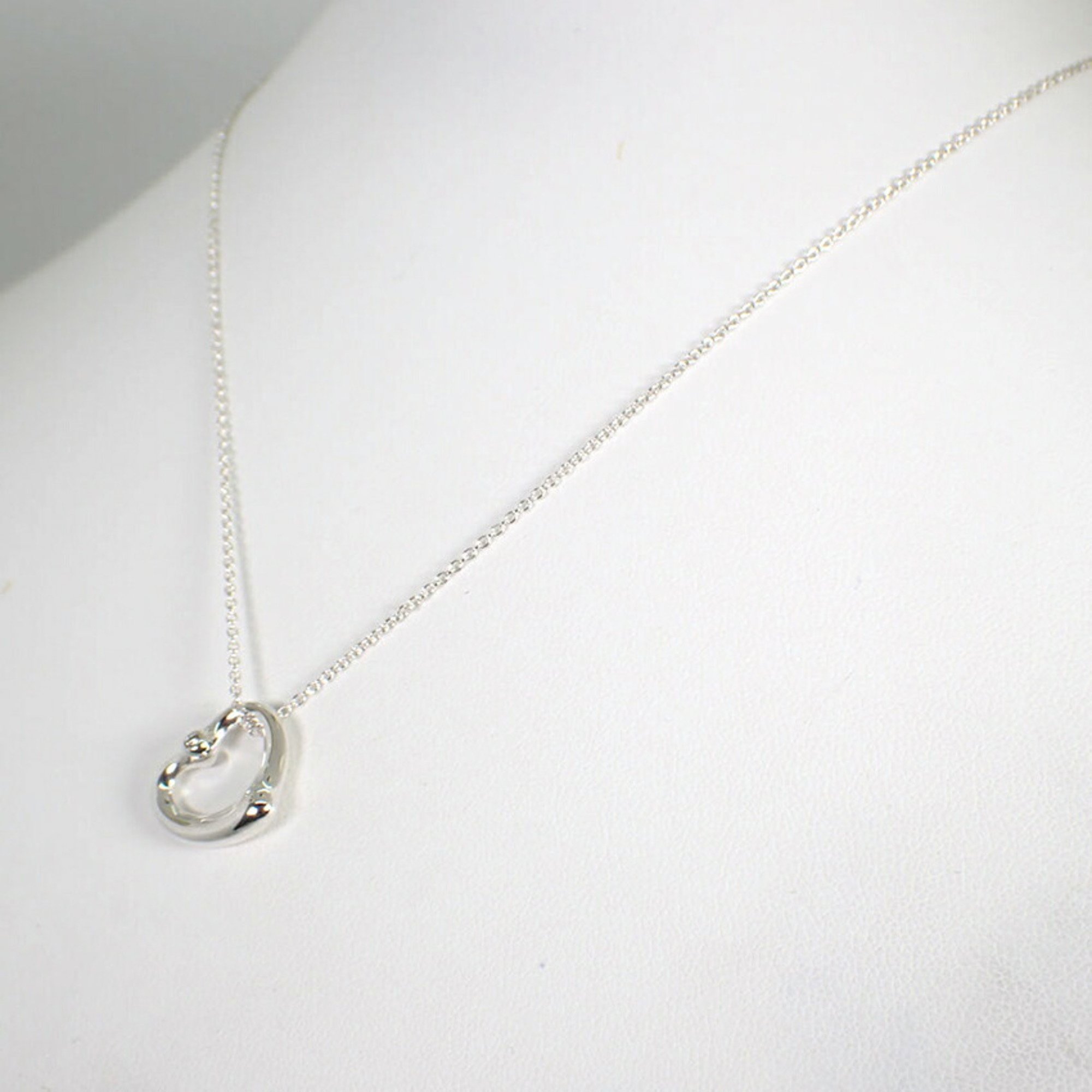 TIFFANY Tiffany 925 heart diamond pendant necklace